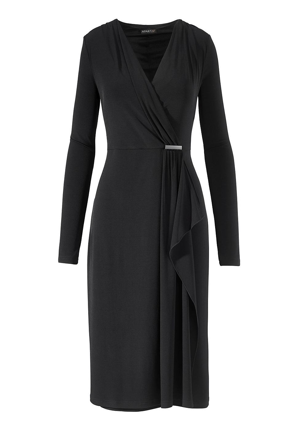 Apart jersey jurk zwart