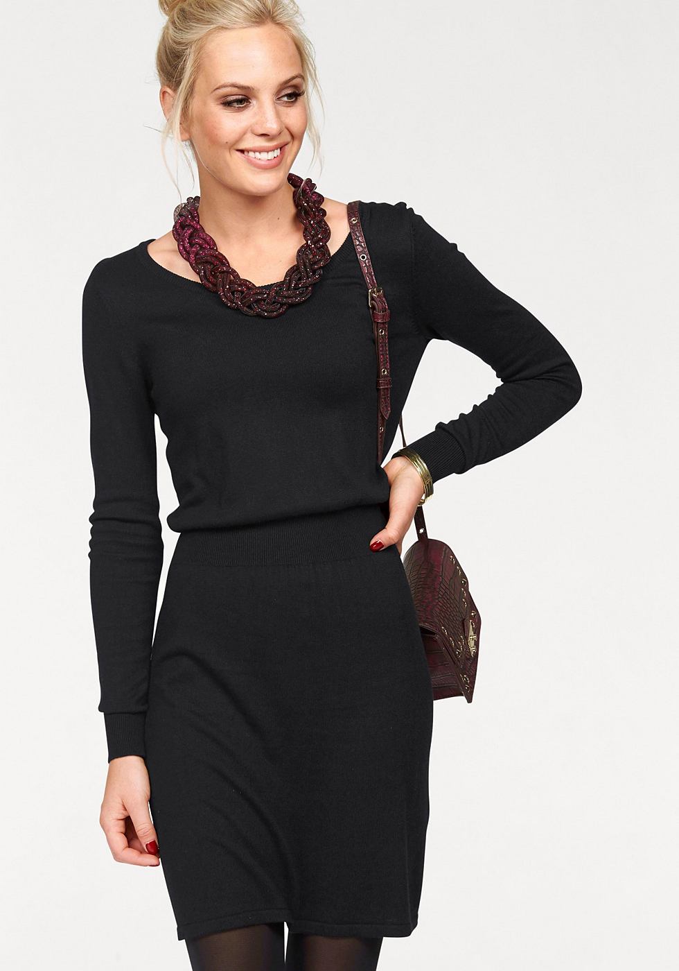 Melrose tricotjurk zwart