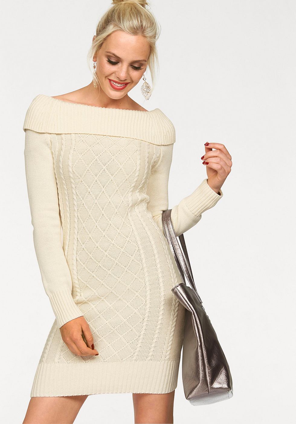 Melrose tricotjurk wit