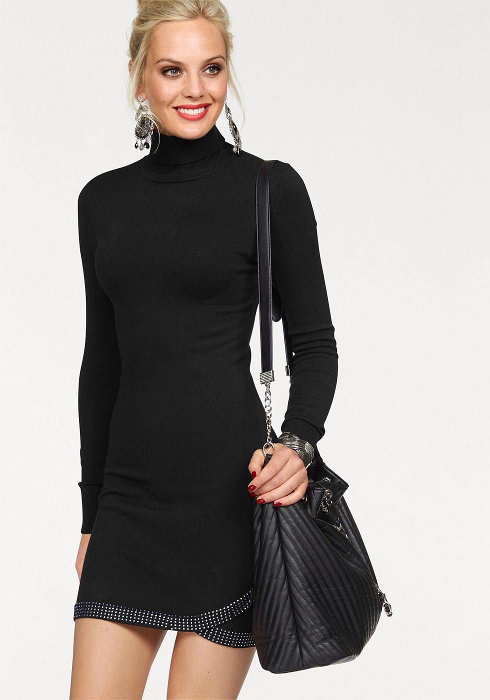 Melrose tricotjurk zwart