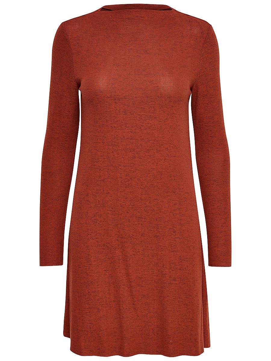 ONLY Roll-neck gebreide jurk multicolor