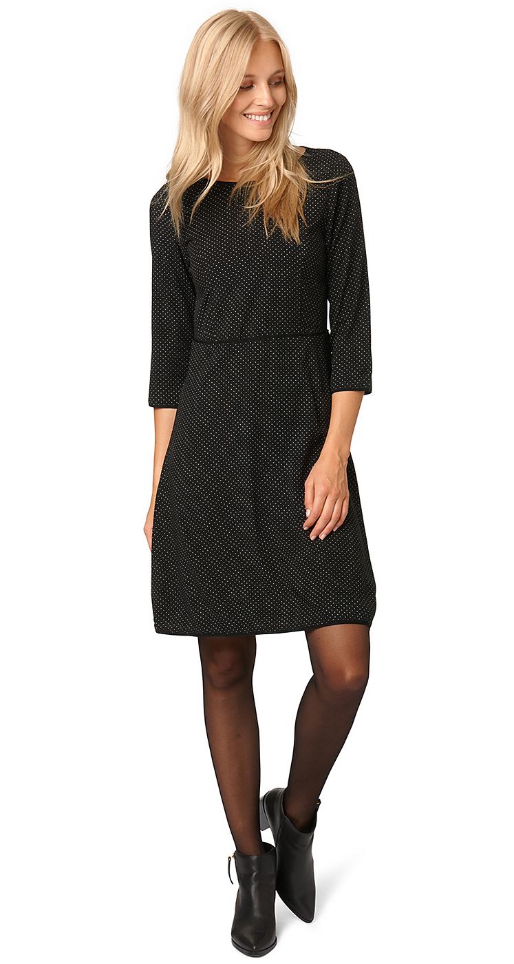 Tom Tailor jurk Â»Elegante jurk met stippenÂ« zwart