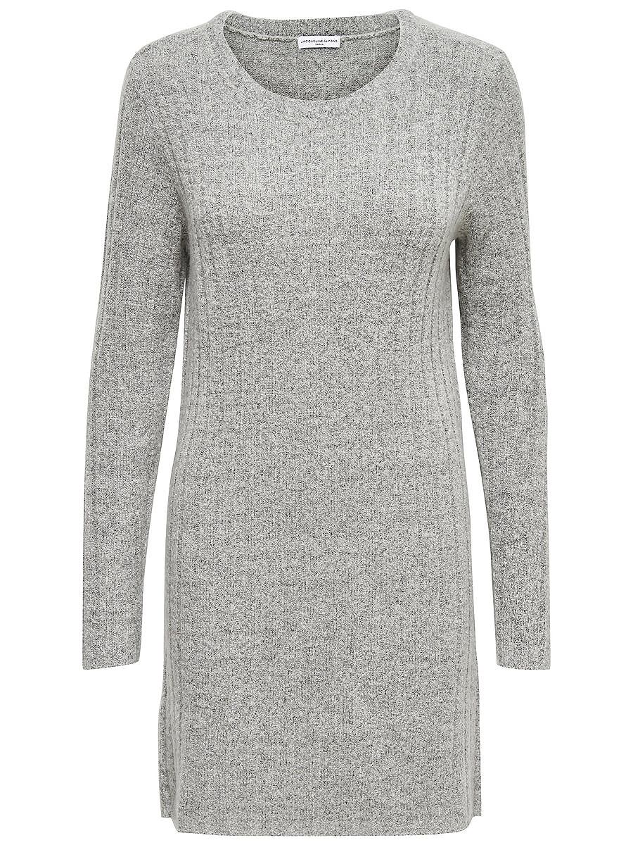 ONLY Lange mouw jurk grijs