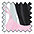 roze + zwart + wit&nbsp;Top, set van 3, VIVANCE ACTIVE