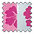 roze + wit&nbsp;Hipster, set van 2, VENICE BEACH