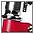 magenta/zilverkleur&nbsp;Aluminiumstep, Hudora, 'Big Wheel MC 205'