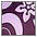 aubergine gedessineerd&nbsp;Triangelbikini, H.I.S
