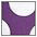 paars&nbsp;Buffalo triangelbikini
