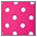 pink gestippeld&nbsp;Triangelbovenstukje 'Milla', Venice Beach