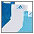blauwtinten&nbsp;Korte sokken, set van 3 paar, ADIDAS