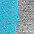 turquoise+grijs melee&nbsp;Caprilegging, CFL, set van 2