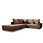 Hoekbank, Microgaren, luxe-Microgaren, Softlux, luxe-imitatieleer of structuurstof, detail #4