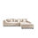 Hoekbank, AlcaTop, AlcaTop/structuurstof of Softlux/structuurstof, detail #4