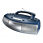 Grundig RRCD 1350 MP3 radiorecorder, blauw/zilverkleur, detail #1
