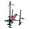 Fitnessbank, Christopeit, 'Basic Concept de Luxe', met lange halterstang, detail #2