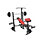Fitnessbank, Christopeit, 'Basic Concept de Luxe', met lange halterstang, detail #5