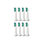 Philips HX6018/05 Sonicare ProResults opzetborstel standaard, set van 8 - 6+2 gratis, detail #2
