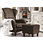 Oorfauteuil en hocker, detail #3