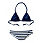 Triangelbikini, Buffalo, detail #1