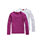 Shirt met lange mouwen, CFL, set van 2, voor meisjes, detail #1