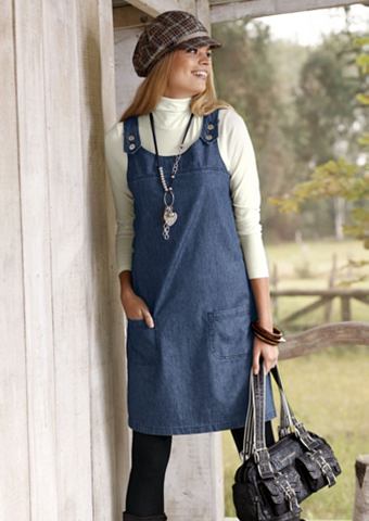Cheer jurk cheer blue denim stonewashed
